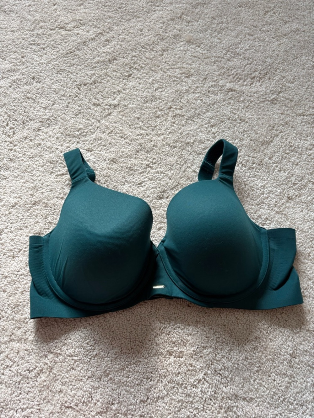 Cacique Smooth Molded Bra in Teal Green